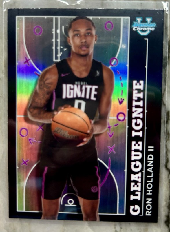 Ron Holland II 2023-24 Bowman Chrome University Prodigal Playmakers Insert #PP-5