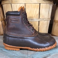 LaCrosse 5 Eye Pac 7  Brown Leather 200G Waterproof Duck Boots Womens Size 7