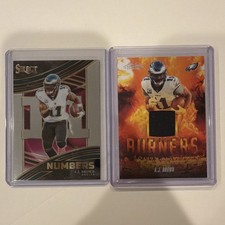 Panini Absolute Burners Select Numbers NFL Card Lot A.J. Brown Eagles