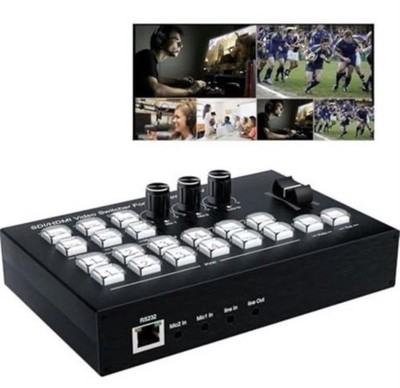 4 Channel HDMI Video Mixer Switcher for Multi Camera Live Streaming Video Record