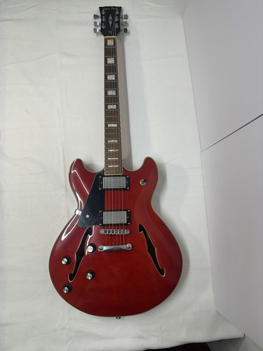 Harley Benton HB-35 Left handed Jazz Guitar F Hole Electric (Read Description)