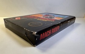 Mach Rider Nintendo NES, 1985 COMPLETE IN BOXCIB 5-Screw Punch Tab 1st Release