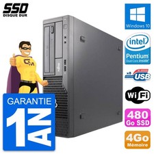 PC Fujitsu Esprimo E500 E85+ DT Intel G630 RAM 4Go SSD 480Go Windows 10 Wifi