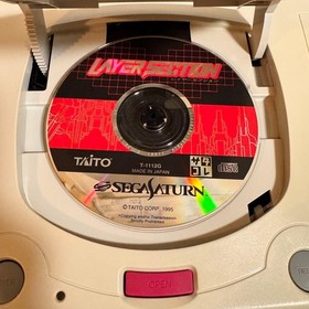 SEGA Saturn HST-3220 Console Set with Layer Section Game Tested Japan