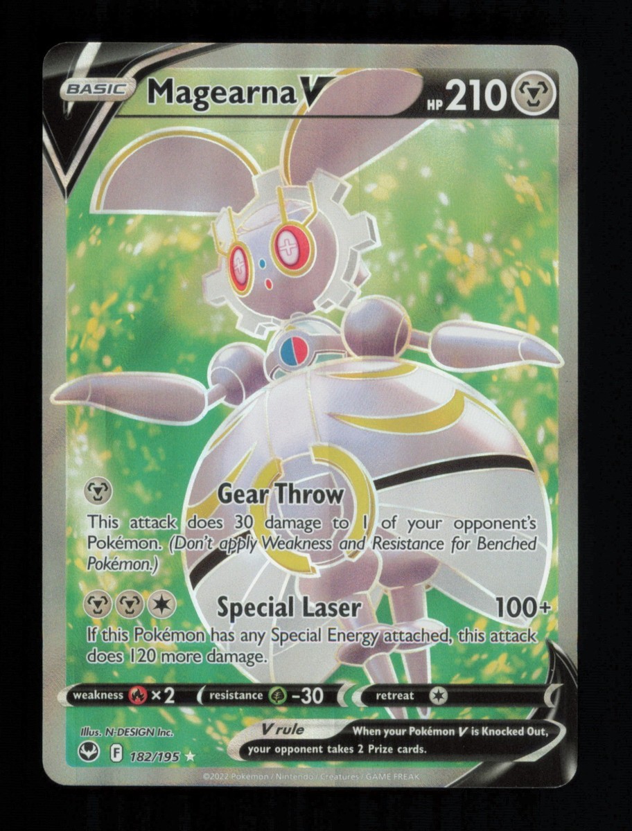 magearna v pokemon card price Magearna V (Full Art) Ultra Rare SWSH12: Silver Tempest 182/195 LP