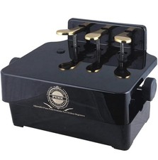 PUNK Adjustable Piano Pedal Extender Bench for Kids, Design with 3 Pedal (Black)