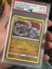 Pokemon 2018 SM Black Star Promo Salamence SM140 Holo PSA 10 English POP 17 on eBay