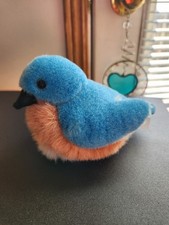 Wild Republic audubon birds eastern blue bird plush with sound
