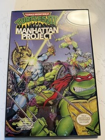Teenage Mutant Ninja Turtles III Manhattan NES Nintendo Game Poster 12x18 FRAMED