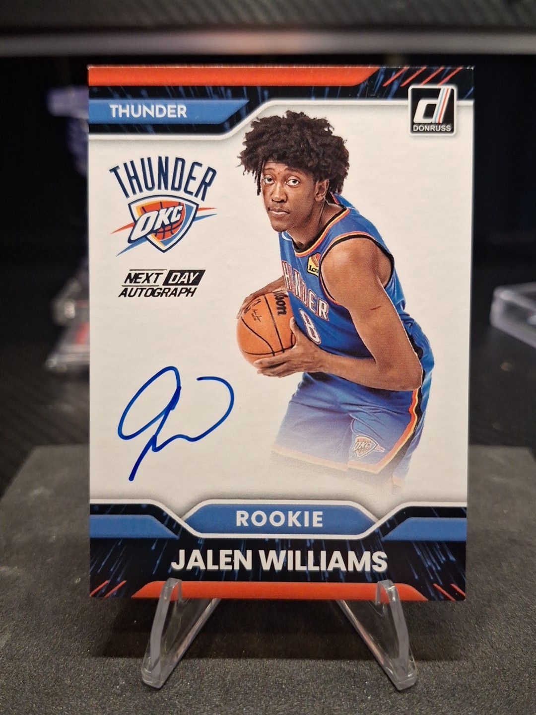JALEN WILLIAMS Next Day ROOKIE Autograph - 2022-23 Panini Donruss