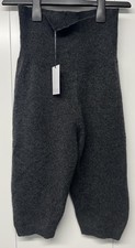 Madeline Thompson Cleo Pant Charcoal Bottoms Wool Cashmere Blend BNWT Petite