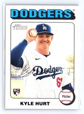 2024 Topps Heritage #609 Kyle Hurt White Border Los Angeles Dodgers