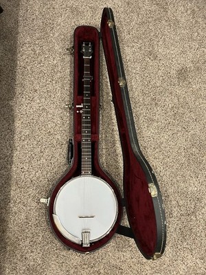 N*i様 ブランド不明　5弦 オープン バック バンジョー　ネックはGibson 1964 Gibson RB-170 5-String Open Back Banjo w/ Case - Serial