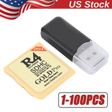 2025 Version R4 Gold Pro SDHC R4i For DS/3DS/2DS Revolution Cartridge + USB