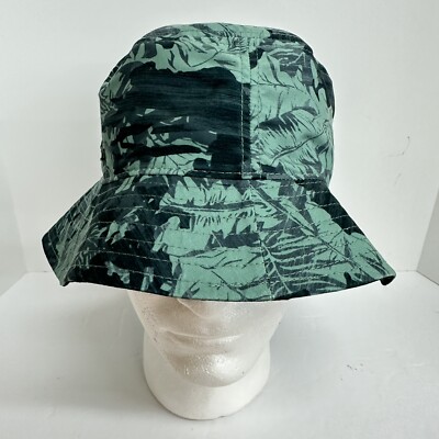 PGA Tour Golf Reversible Bucket Hat Green Camo Black New w/ Tags