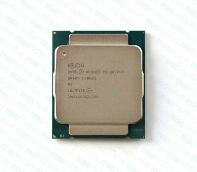 Matched Pair (2x) Intel Xeon E5-2670 v3 12 Kerne 24T 2011-3 SR1XS CPU Prozessor
