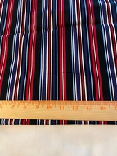 Heidi Grace Designs -midnight kisses  cotton stripe print fabric 36" x 44"