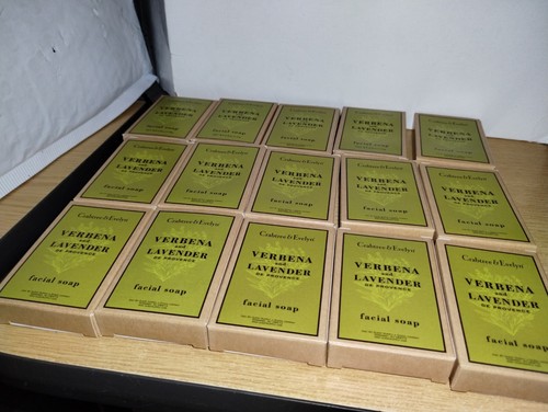 Lot of 30 Crabtree & Evelyn VERBENA & LAVENDER Facial Soap Bars 0.8oz 30 PACK - Picture 7 of 12