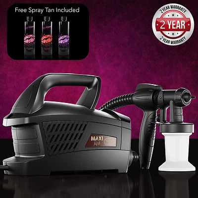 maximist Evolution TNT Spray Bräunungs Maschine + funkissed Bräunung Lösung 3 x