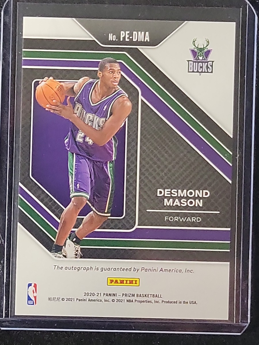 Desmond Mason 2020-21 Prizm Penmanship ? Bucks ? | eBay