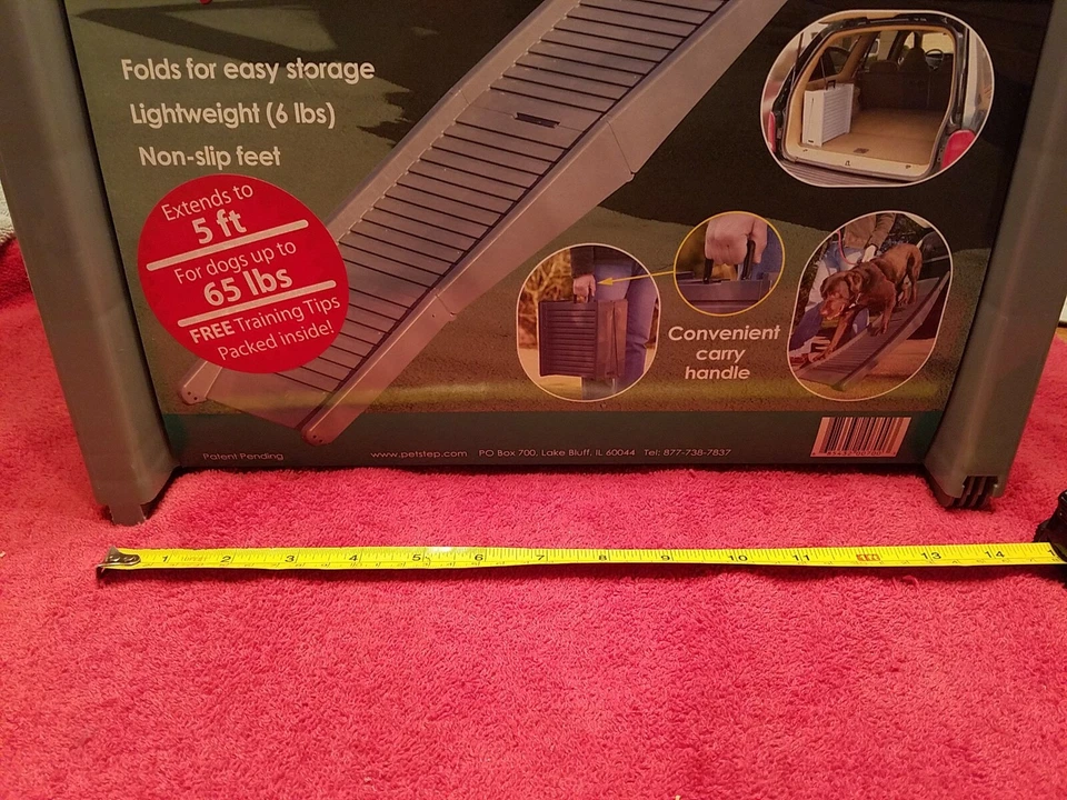 PETSTEP INTERNATIONAL INC RAMPA PLEGABLE PARA PERROS MODELO 100 BOLSO N TIENDA NUEVO Foto 2 de 4