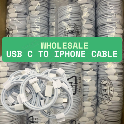 For iPhone 14 13 12 11 Pro Max XR X 8 PD 20W USB C Type C Fast Charger Cable Lot