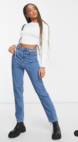 high rise farleigh 'slim' mom jeans 