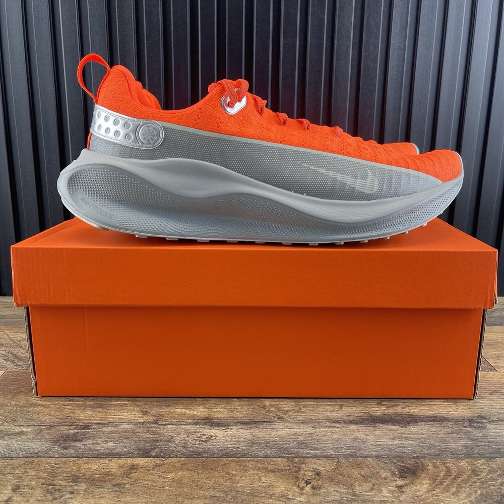 Nike ReactX Infinity Run 4 PRM Mens Size 10 Hyper Crimson Silver Running Shoes