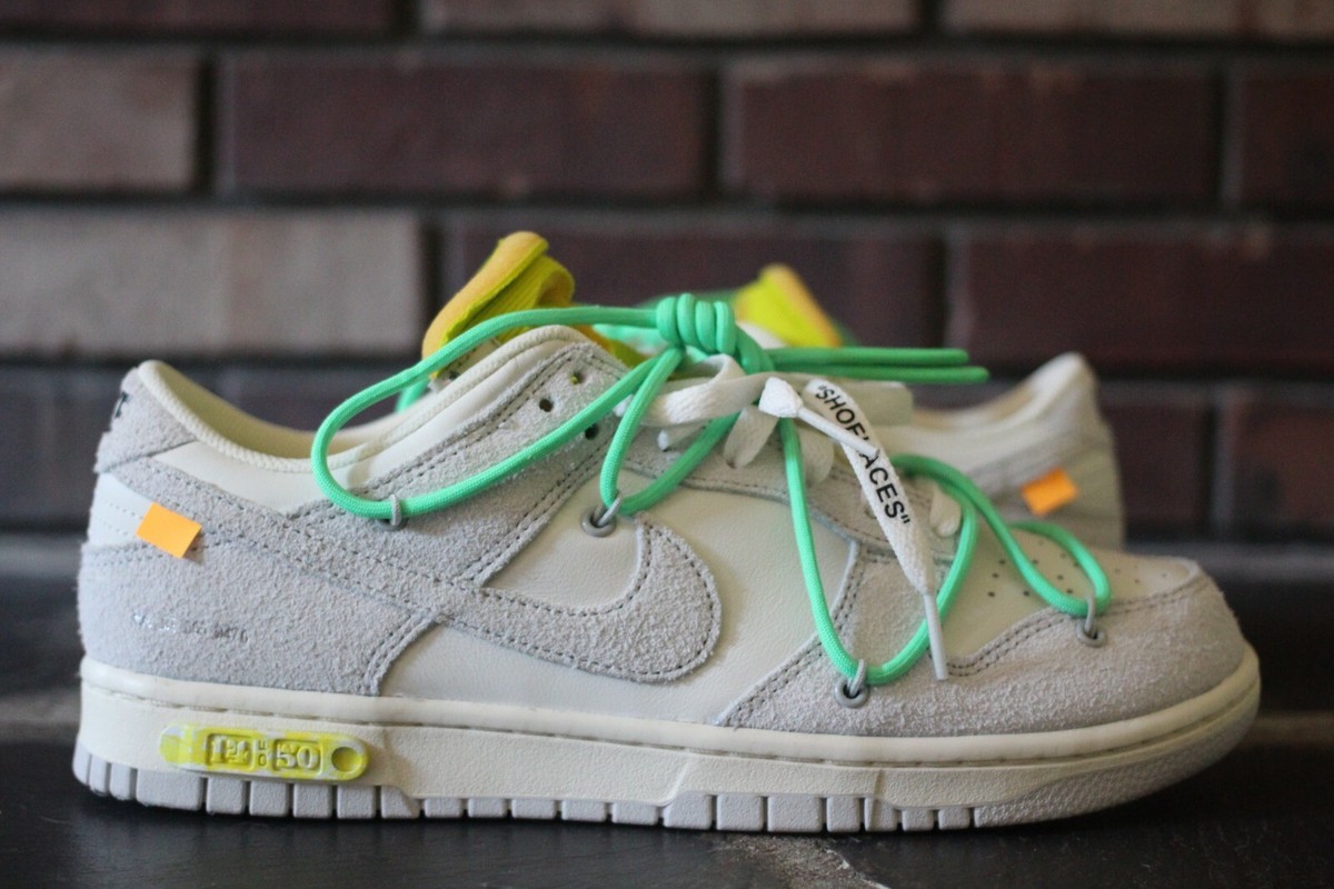 DS OFF-WHITE NIKE DUNK LOW “LOT 14” SZ 9.5 | eBay