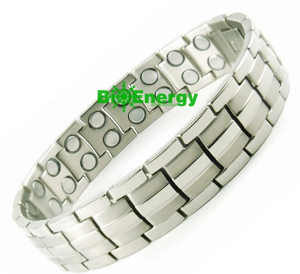 BIO-ENERGY BIO MAGNETIC DOUBLE STRENGTH HEALING BRACELET -STRESS+ARTHRITIS PAIN RELIEF