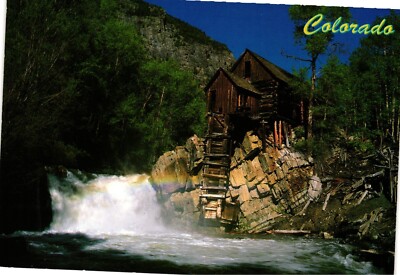 Vintage Crystal Mill Colorado Postcard Gunnison Souvenir Travel