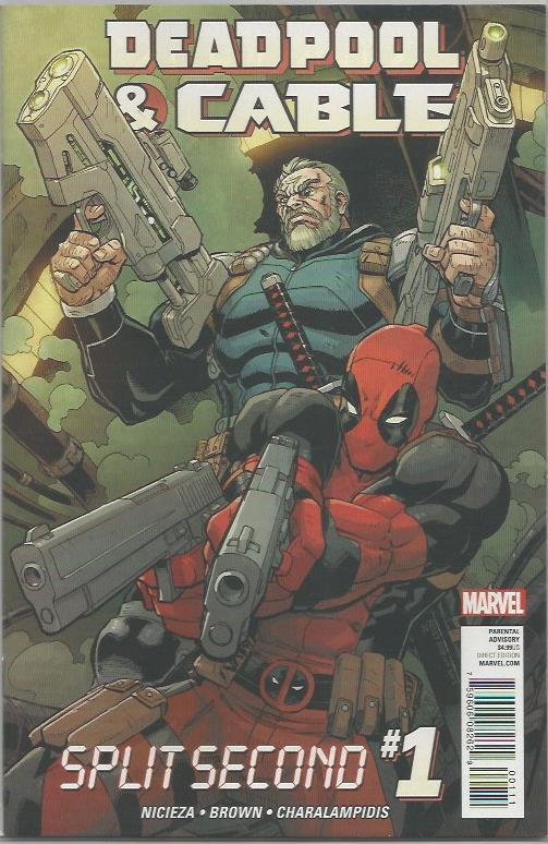 DEADPOOL AND CABLE SPLIT SECOND #1-3 SET(2016) New Bagged (S)