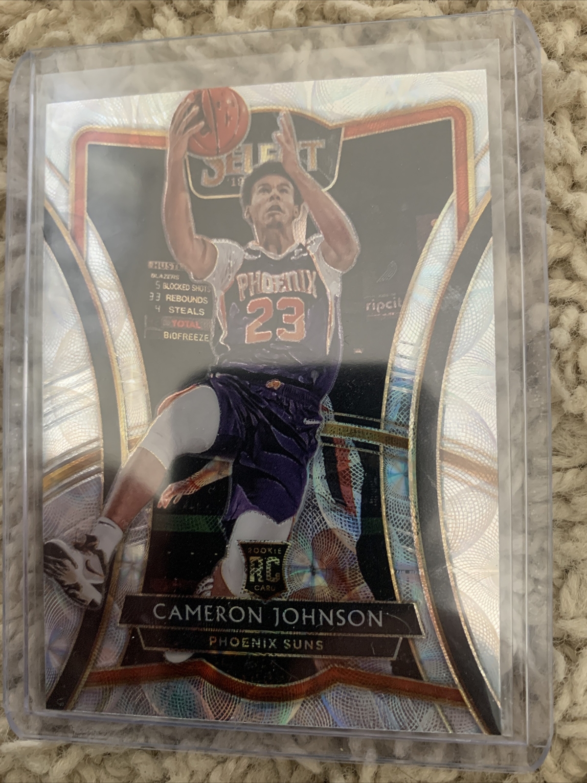 2019-20 Panini Select Premier Level #154 CAMERON JOHNSON Scope Prizm RC Suns
