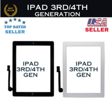 Touch Screen Digitizer Replacement Apple iPad 3rd White  Black  Home Button  NEW