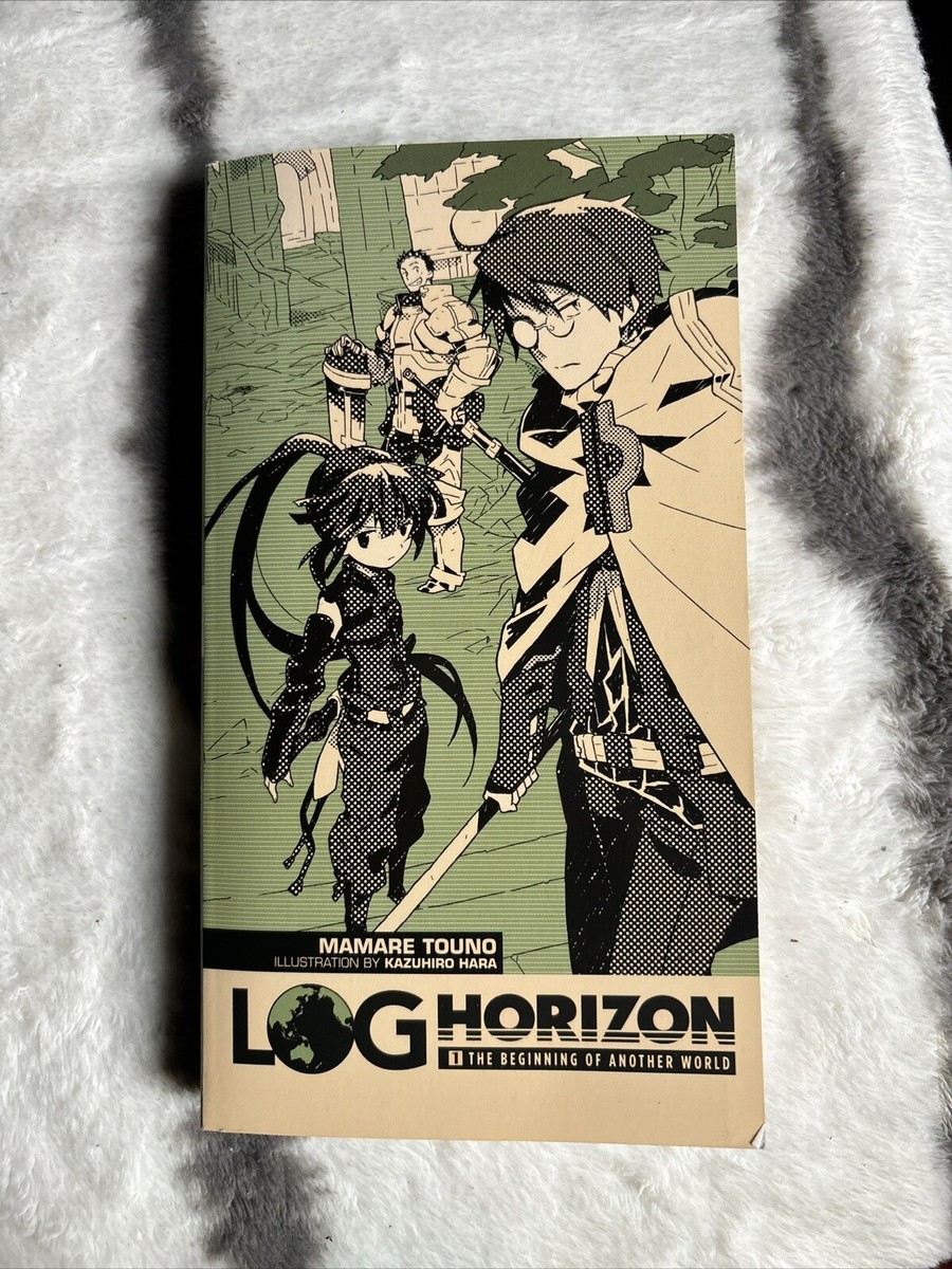 NO.6 OFFICIAL LOG BOOK 帯付き 初版 LOG HORIZON THE BEGINNING OF ANOTHER WORLD #1 BOOK NOVEL PAPERBACK