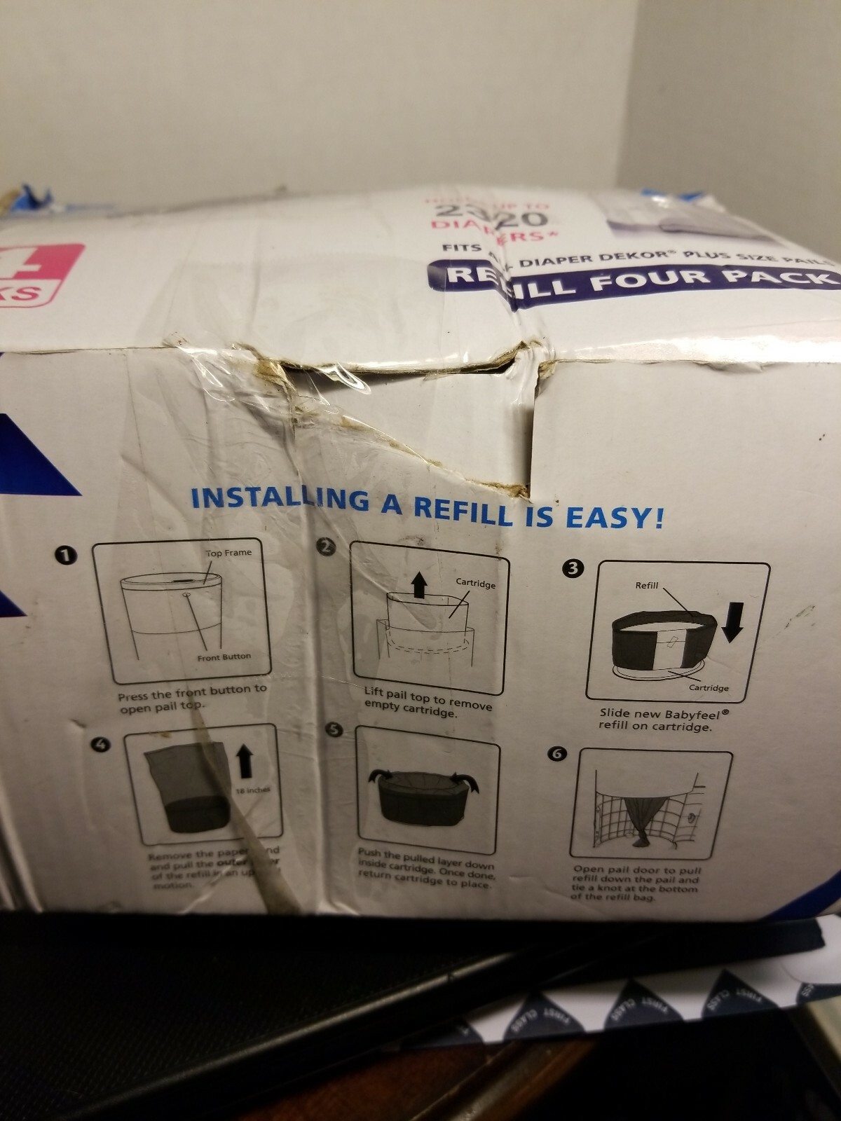 Hathaway Diaper Pail Refill 4 Pack eBay