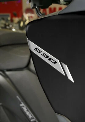 LABELBIKE Adhésifs Gel 3D Protection Coins Carénage Scooter Compatible Yamaha Tmax 530