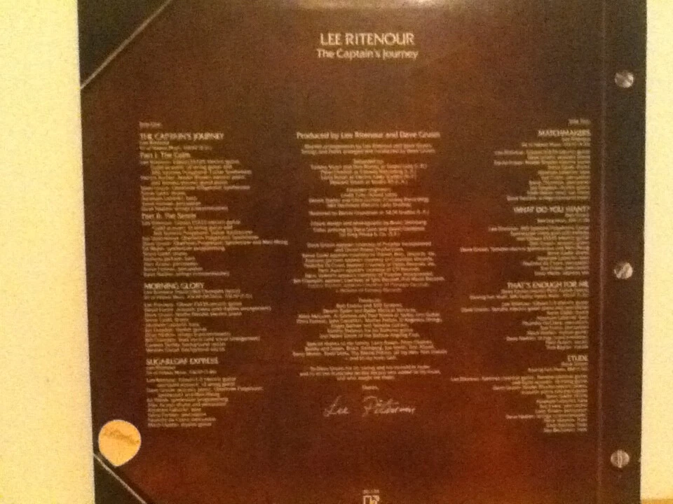 LEE  RITENOUR             LP      THE   CAPTAIN,S   JOURNEY   Foto 2 de 4