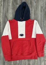 Wu-Tang Official Wu-Wear Chamber Color Blocked Hoodie Red Size Large F3