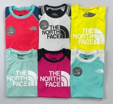 Girl's Youth The North Face Flashdry Amphibious Tee Shirt UPF 50 NEW