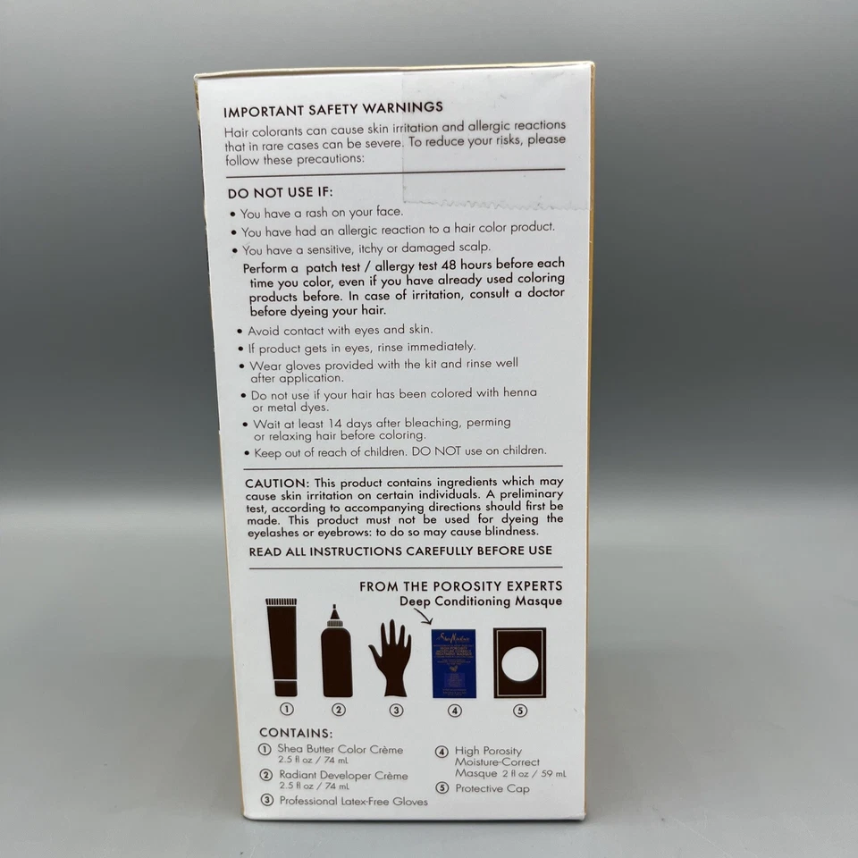 Crema permanente para cabello HIDRATACIÓN DE KARITÉ RUBIO OSCURO rica en hidratación nutritiva Foto 4 de 4