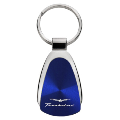 Find Ford THUNDERBIRD Chrome Tear Drop Keychain - Brand New! In - Foto 2
