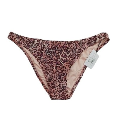 Shade Shore Bikini Bottom Pink Animal Print Extra Cheeky