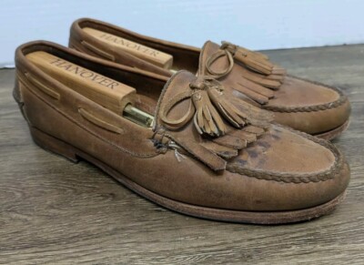 Cole Haan Men\'s Brown Leather Tassel Loafers 11.5 D Mens Cole Haan Brown Tassel Loafers 10.5 D | eBay main image 4