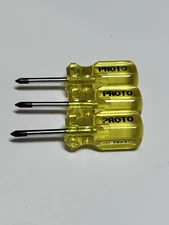 Proto Phillips 9864c 3pc Magnetic Screwdriver 3.75”