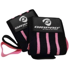 Gripad 12" x 3" Weight Lifting Support Wrist Wraps Strong Wrist Wraps 2 Thumb...