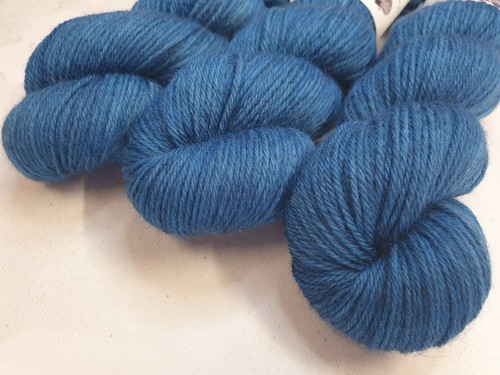 MOODY Corriedale DK weight yarn, 100g, CHARM BLUE - Picture 4 of 5