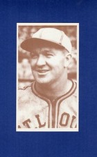 JOSEPH GALLAGHER, 1902-1953 St. Louis Browns commemorative card | TCMA 1974-75 B