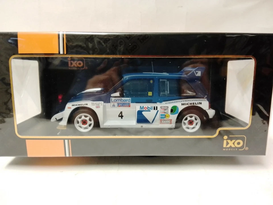 IXO MG Metro 6R4 #4 Pond Arthur RAC Rally 1986 1/18 18RMC068B - Immagine 2 di 3
