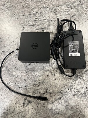 Dell Thunderbolt TB18DC K16A DUAL USB-C 19.5V 12.3A Docking Station